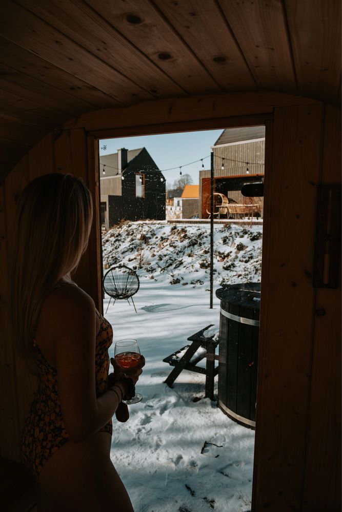 domki na Kaszubach /prywatne jacuzzi i sauna