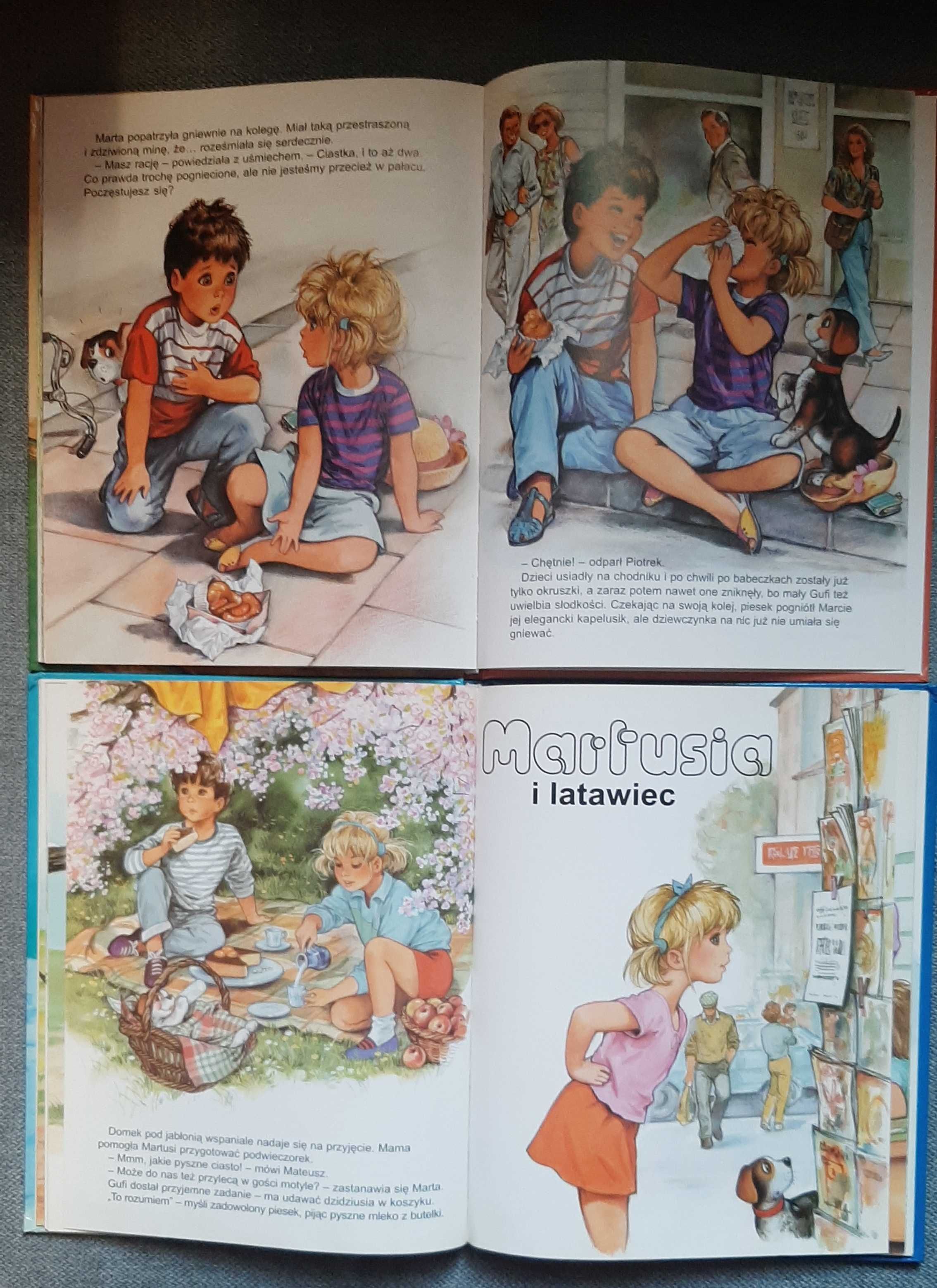 Martusia i Gufi 4 części piękne ilustracje Pierre Couronne