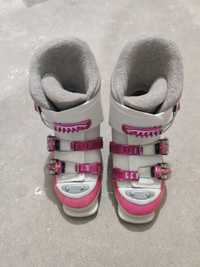 Buty Rossignol 18.5 biało-różowe dziecięce