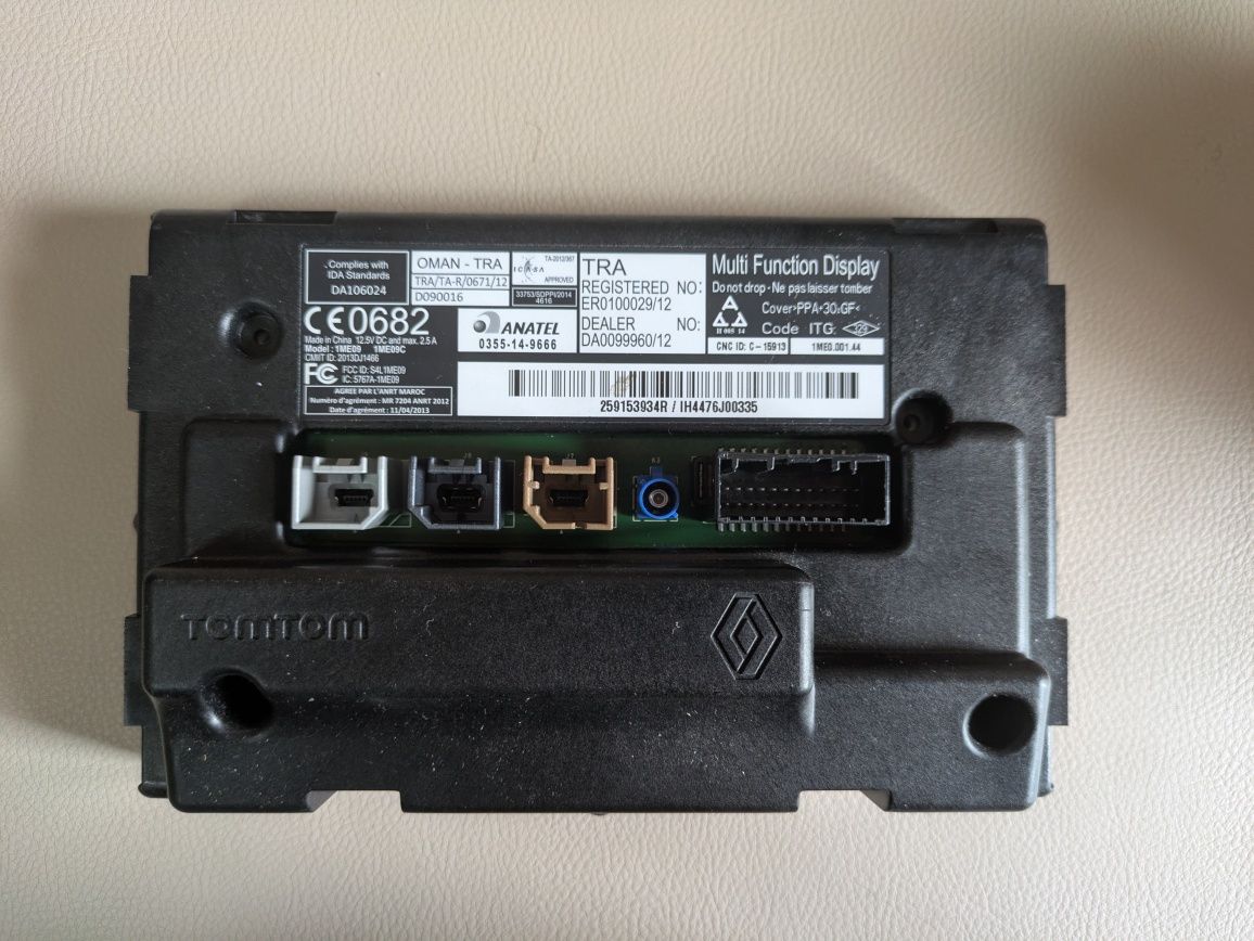 Екран навігації, R-link Renault 259153934R