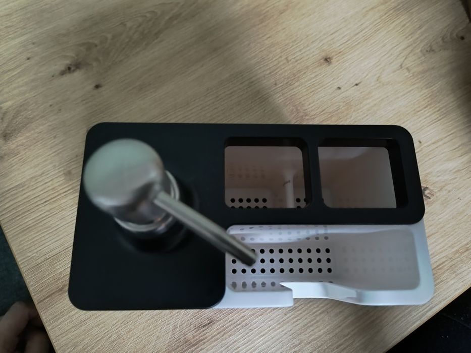 DUOER Wielofunkcyjny Dozownik mydła płynu Organizer łazienkowy