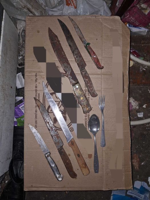 Ножи кухонные разные