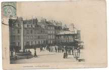 Postal ilustrado francês - Cherbourg, circulado em 1906
