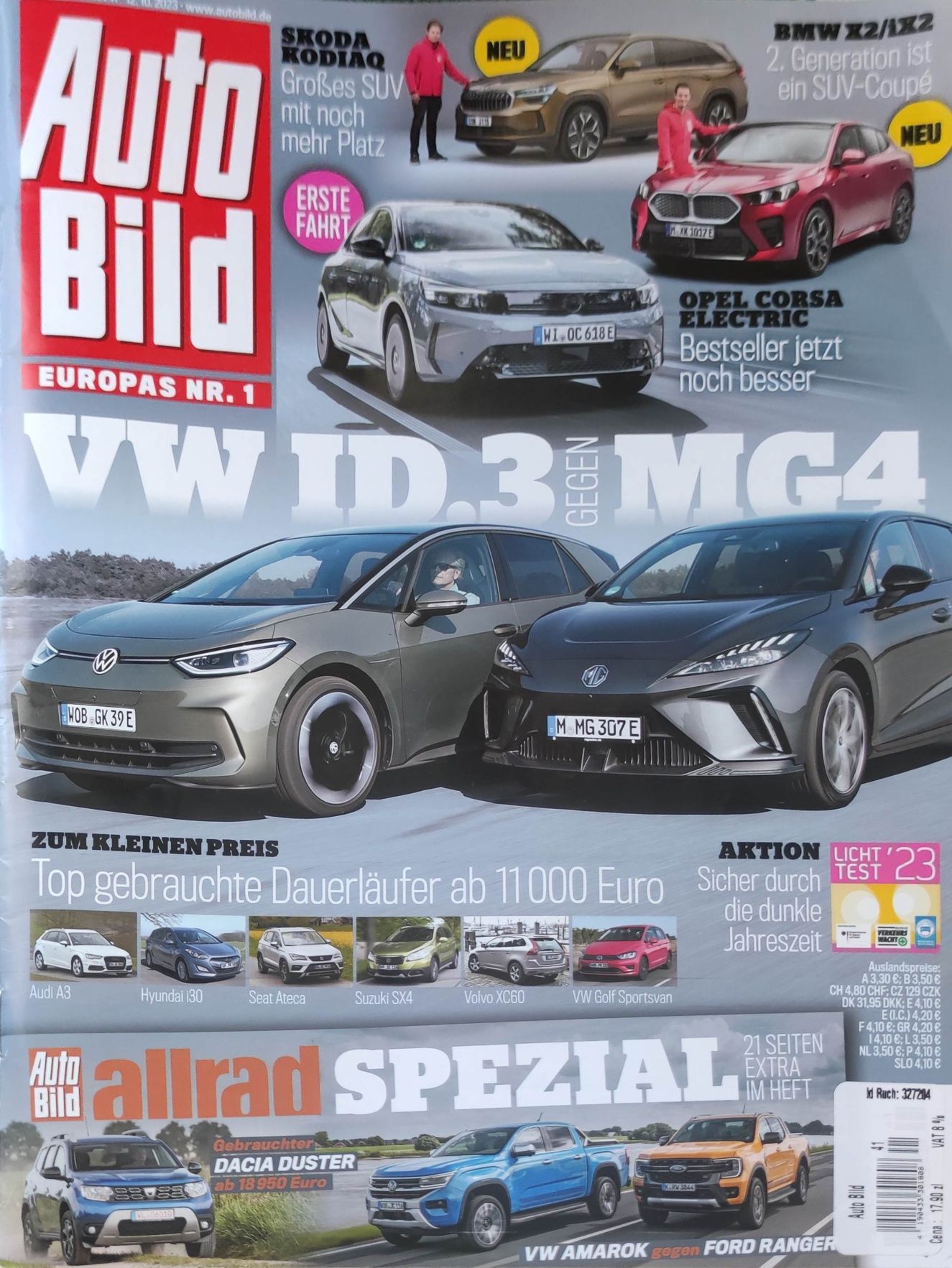 Auto Bild Europa nr 40 i 41 testy, opinie motoryzacja