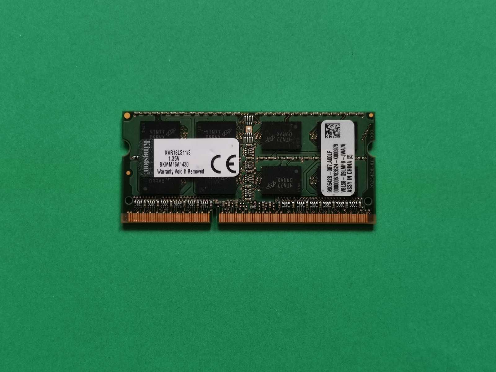 DDR3 8GB KingSton 12800 L