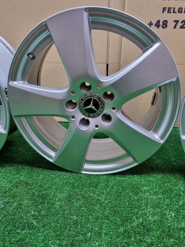 Felgi aluminiowe oryginalne Mercedes 17 cali z czujnikami 5x112