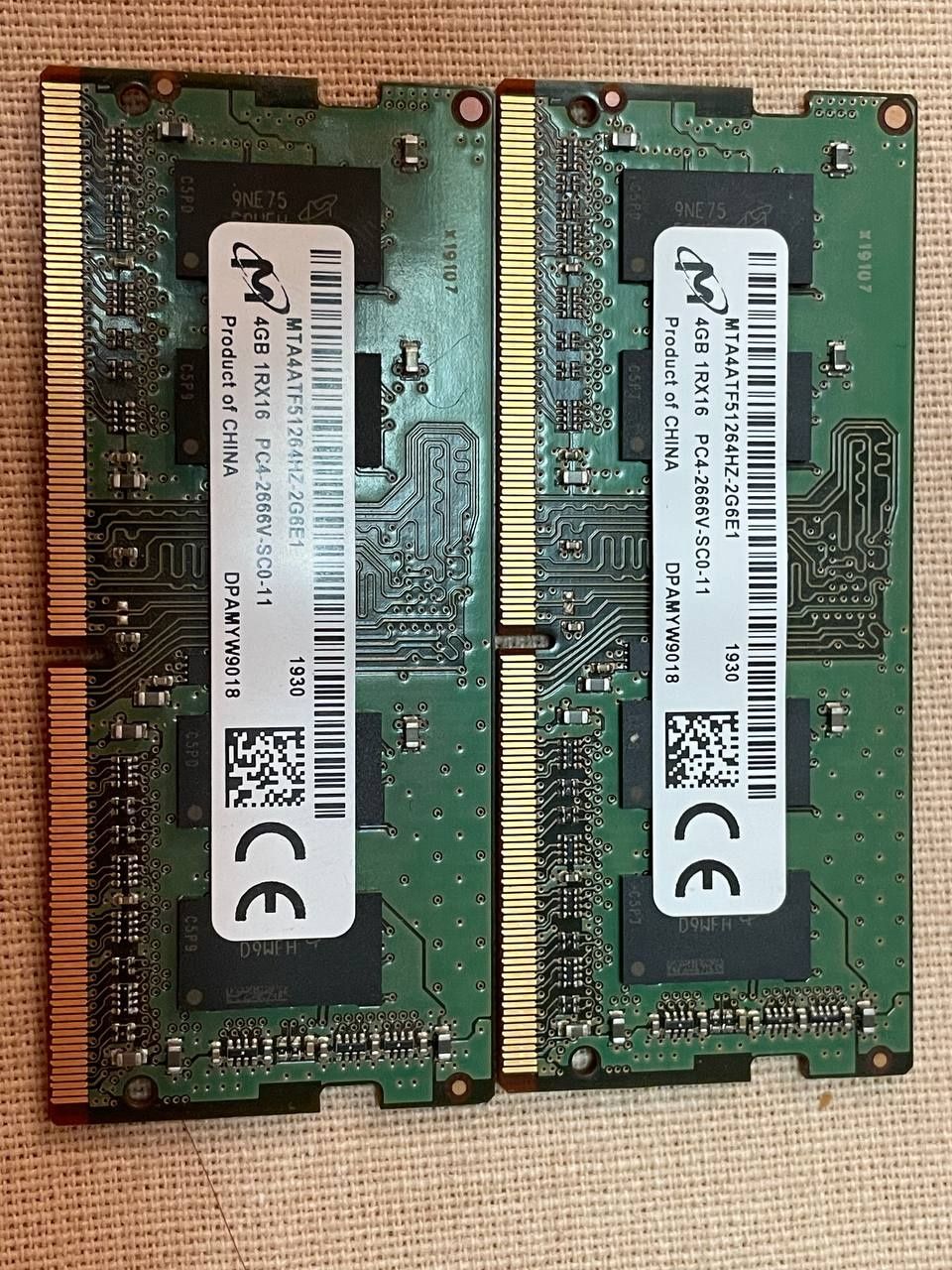 Оперативная память DDR4 SO-DIMM 4GB