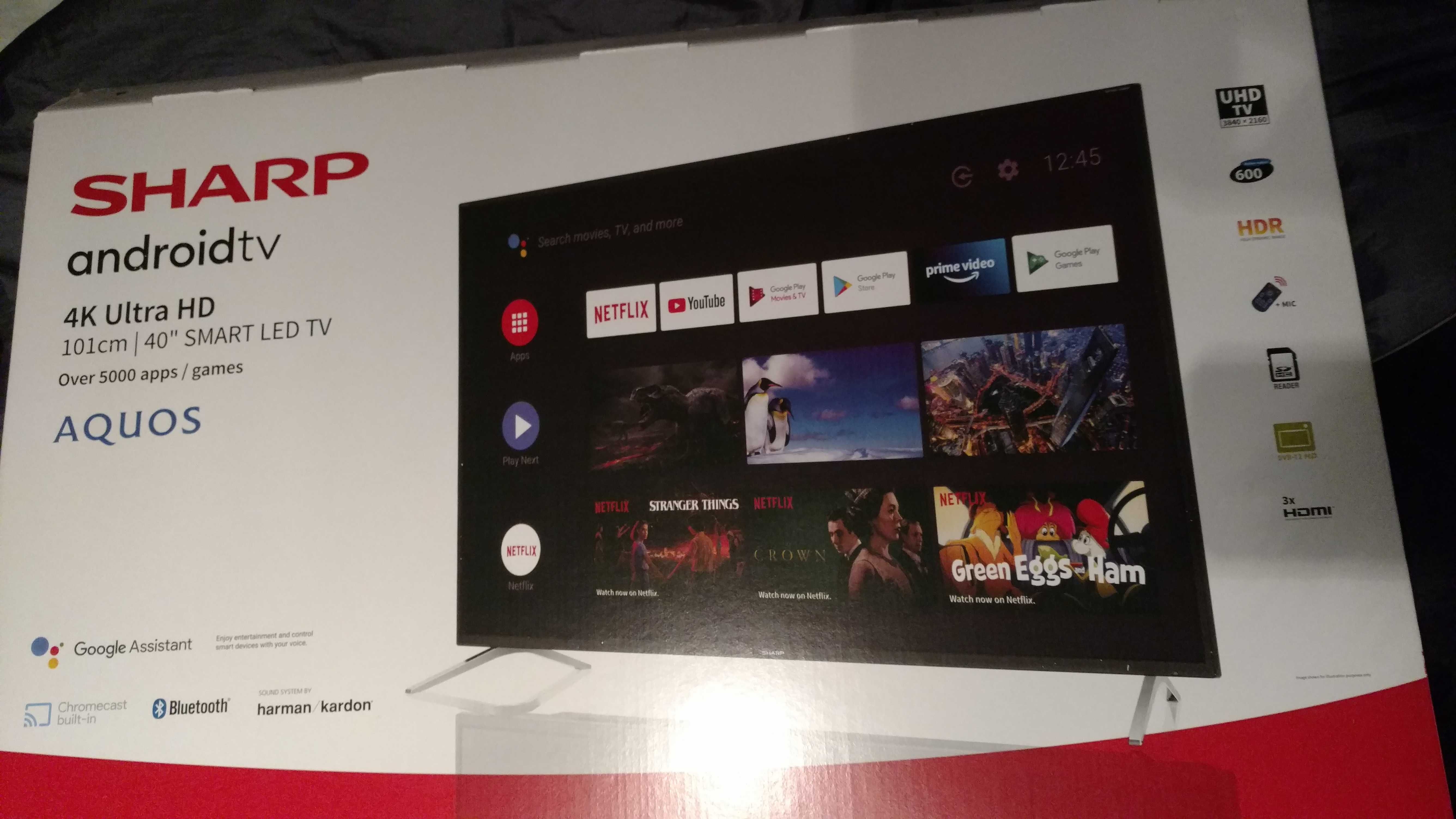 Telewizor Sharp 40'' 4 K Ultra HD Android DVB