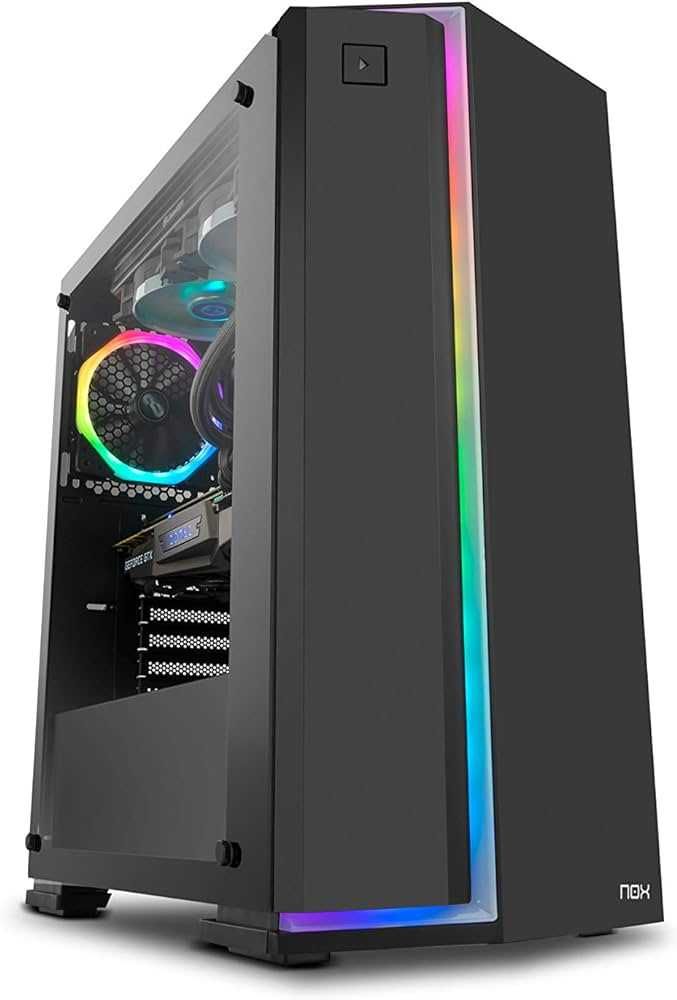 Obudowa Nox Infinity Neon RGB ATX Nowa