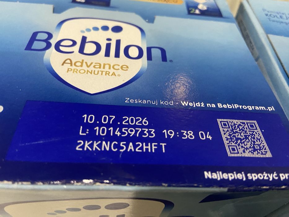 Mleko Bebilon w proszku i w butelkach