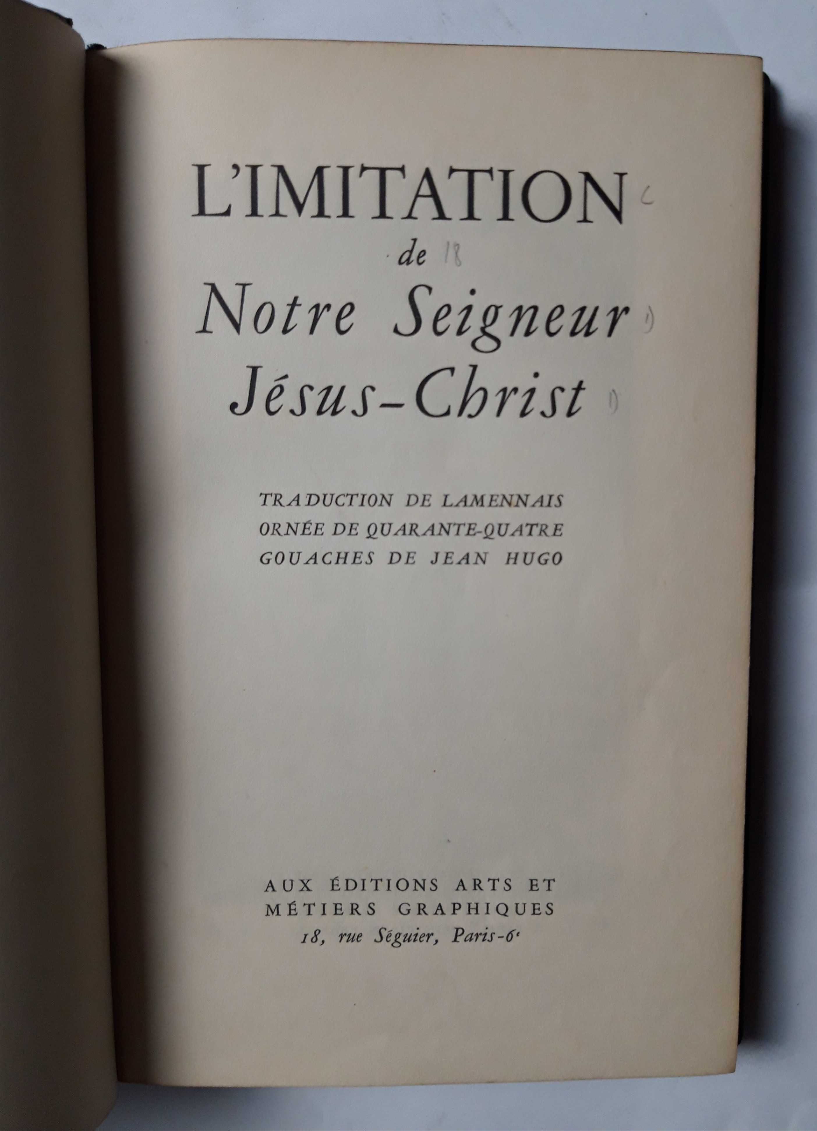 Livro Ref Par 2- L'Imitation de Notre Seigneur Jésus-Christ