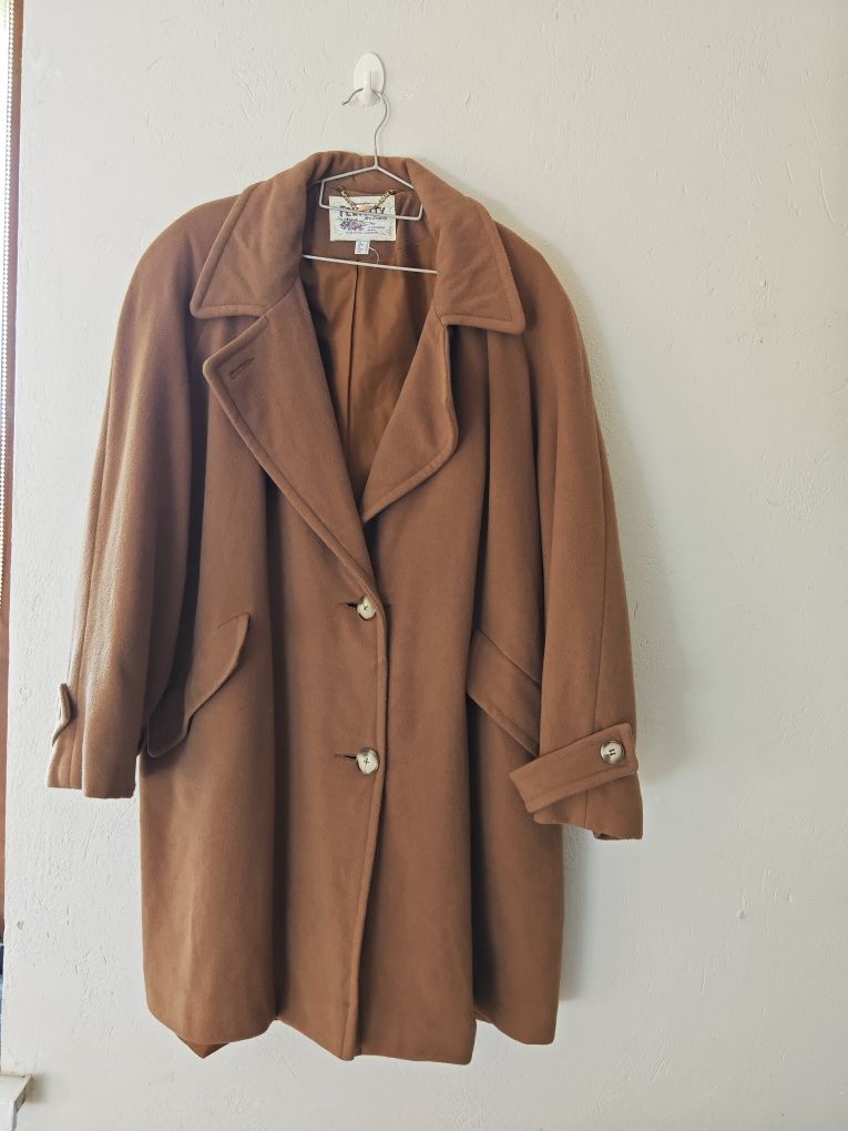 felicity by cubus xl / 2xl  grubym zimowy płaszcz wełna kaszmir