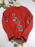 Bluza czerwona plny lala bluzka ciepła sportowa oversize wygodna