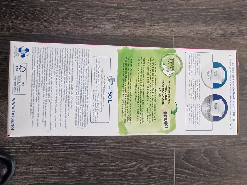 Nowy dzbanek filtrujący BRITA marella 2.4l + 3 wkłady- biały ORYGINAŁ
