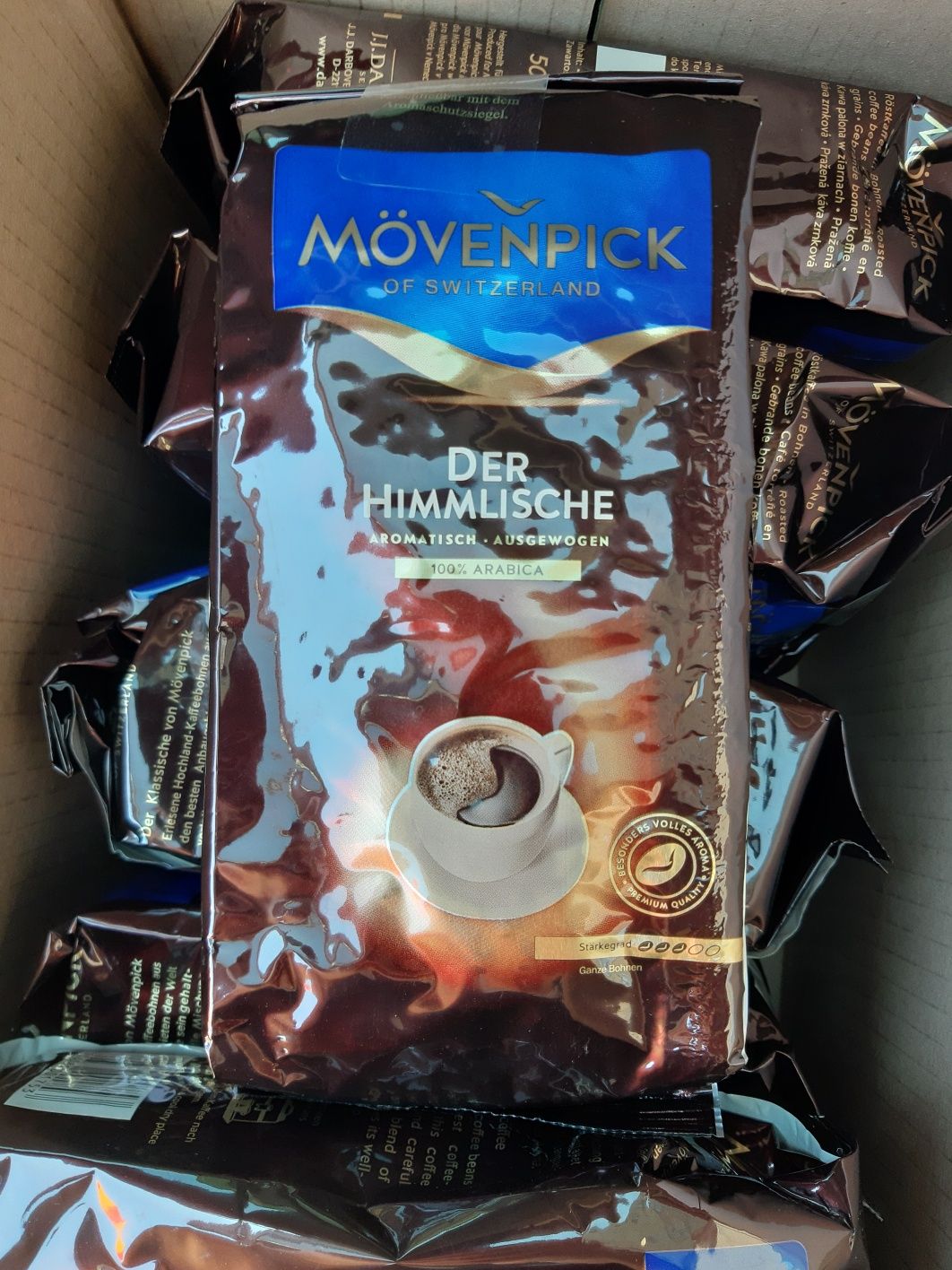 Вкусный зерновой кофе Movenpick Der Himlliche 500 грамм