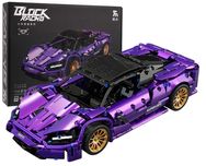 Zestaw Klocków Auto Sportowe Fioletowe 1273el. ZKL.T1002