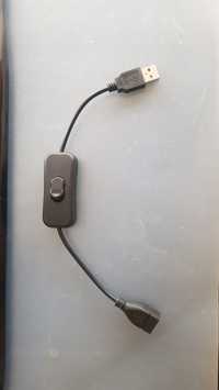 Switch on off para cabo usb