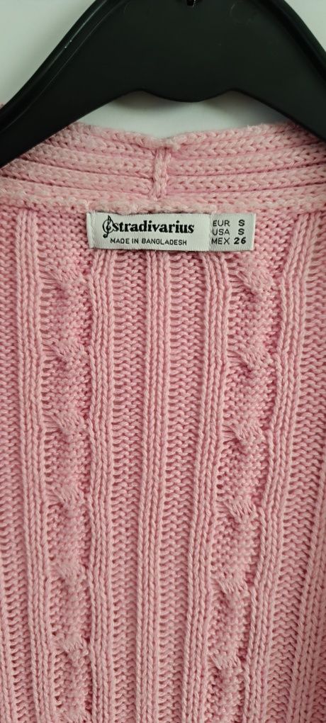 Casaco cor de rosa Stradivarius tamanho S. Usado