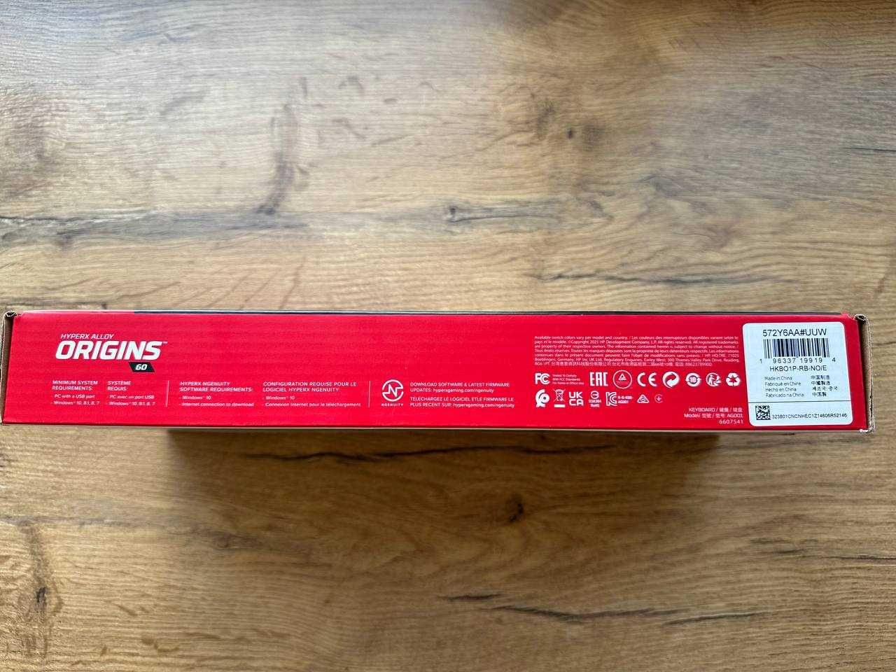 Клавиатура HyperX Alloy Origins 60 HX Red USB Pink (572Y6AA) Новая!