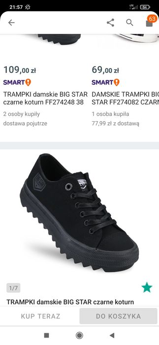 Trampki Big Star jak Nowe