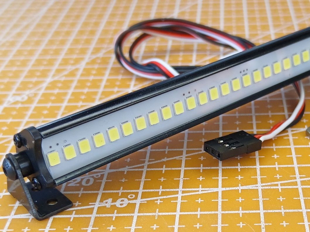 Lightbar listwa LED 150mm ze sterowaniem 3ch TRX SCX AMEWI HPI REELY