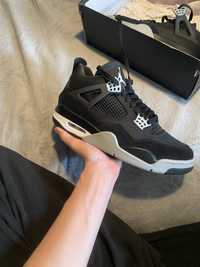 Air Jordan 4 Black Canvas