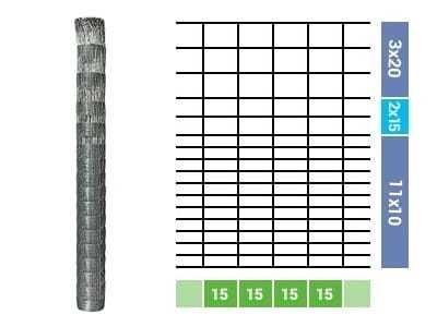 Siatka leśna 200/17/15 L