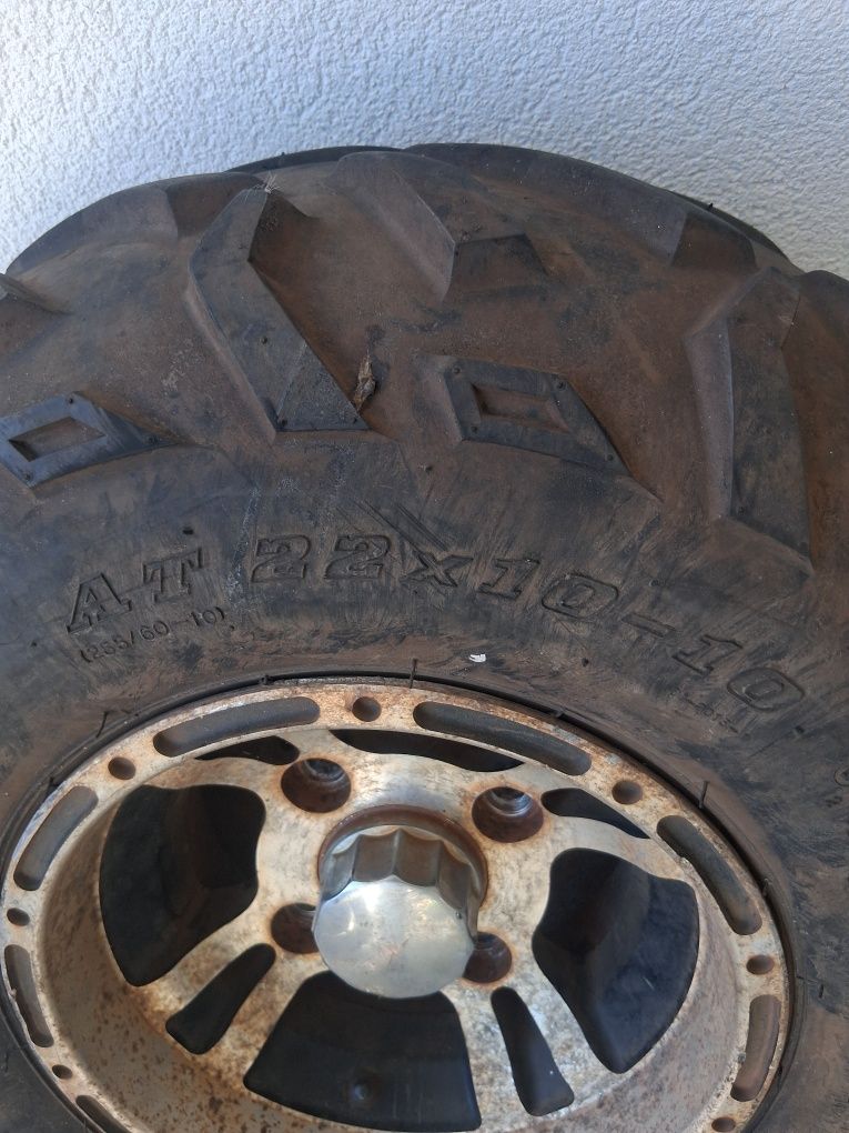 Jantes em alumínio moto 4 em AT 21x10-10 /AT 22x10-10