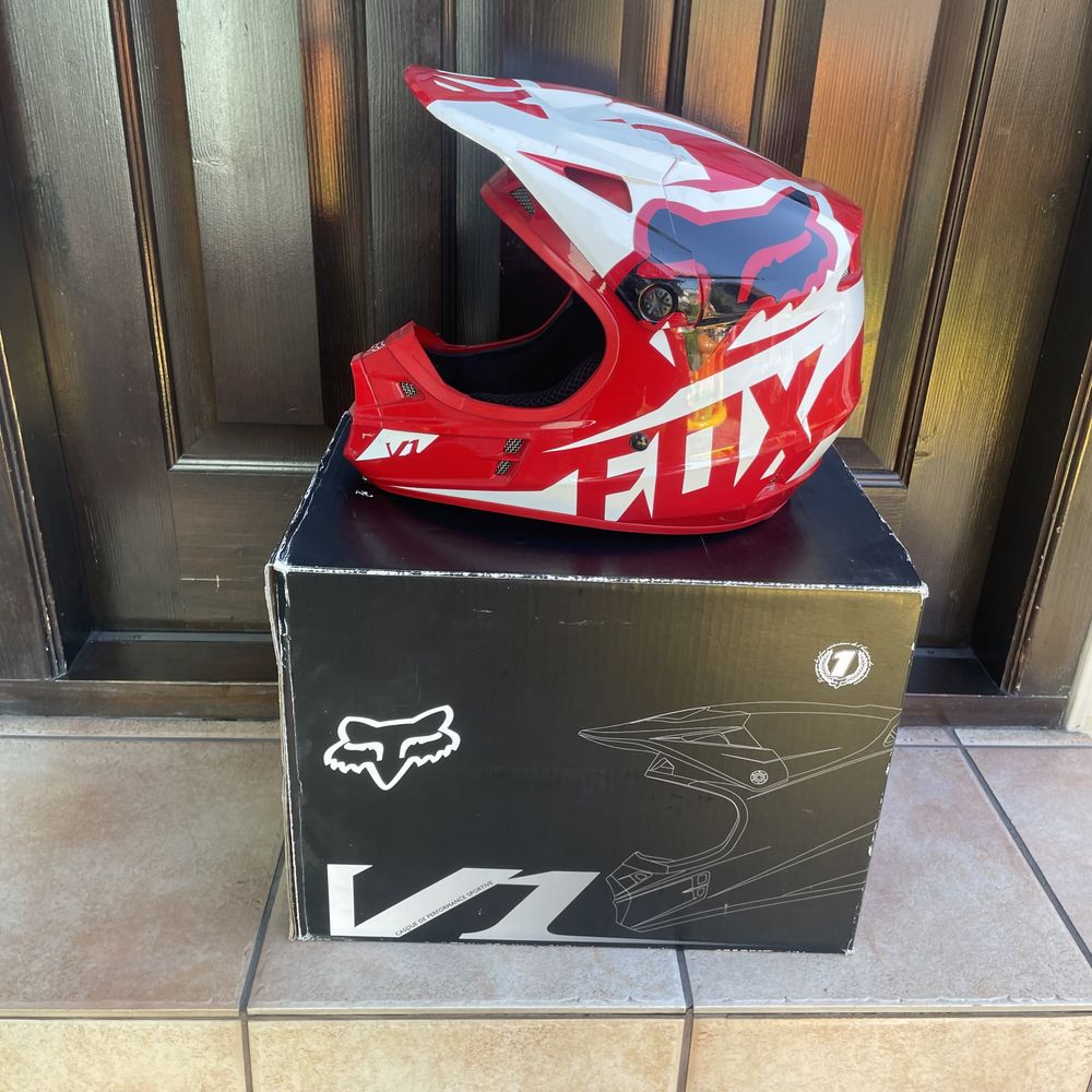 Kask fox v1 cross enduro S airoh oneal