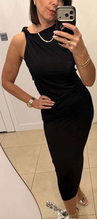 Sukienka czarna H&M r.M nowa z metką