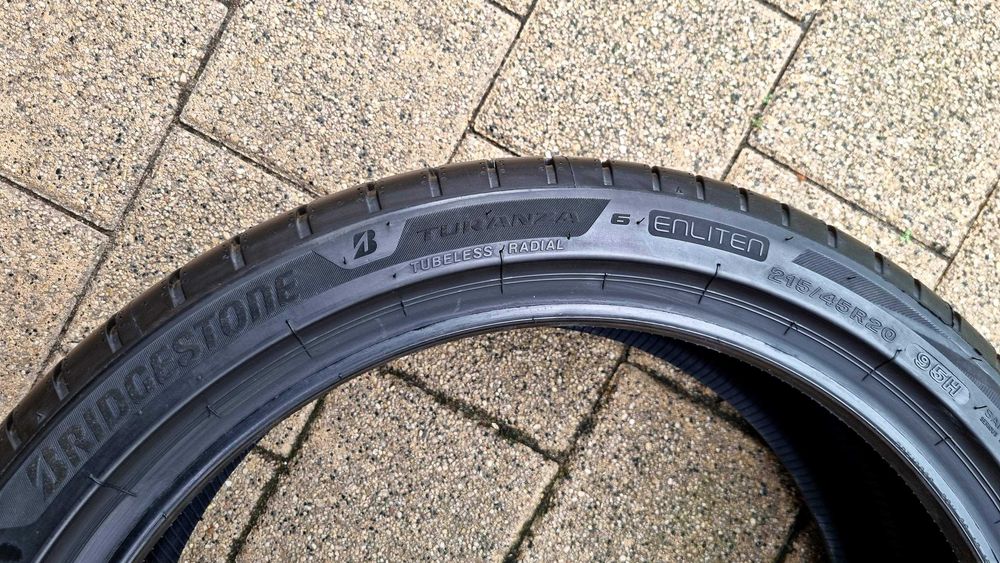 Bridgestone Turanza 6 Enliten 215/45R20 95H XL FR Rok 2025 - Nowe