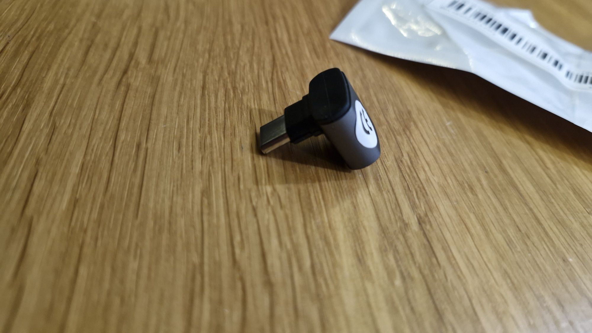 Adapter/przejściówka kątowa USB-A do USB-C
