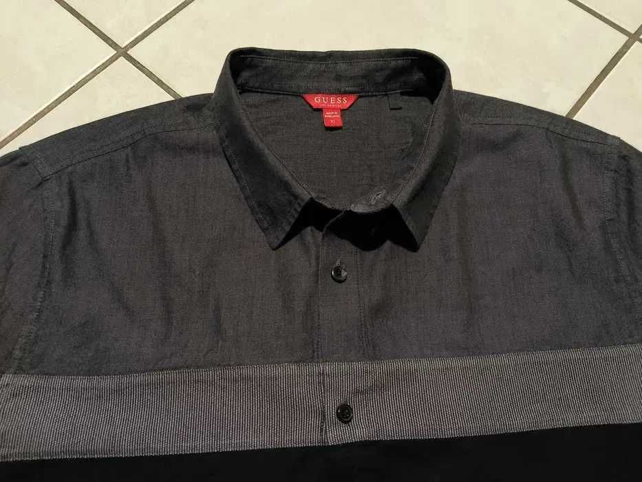GUESS USA - NOWA! z LOGO Koszula Męska rozmiar XL