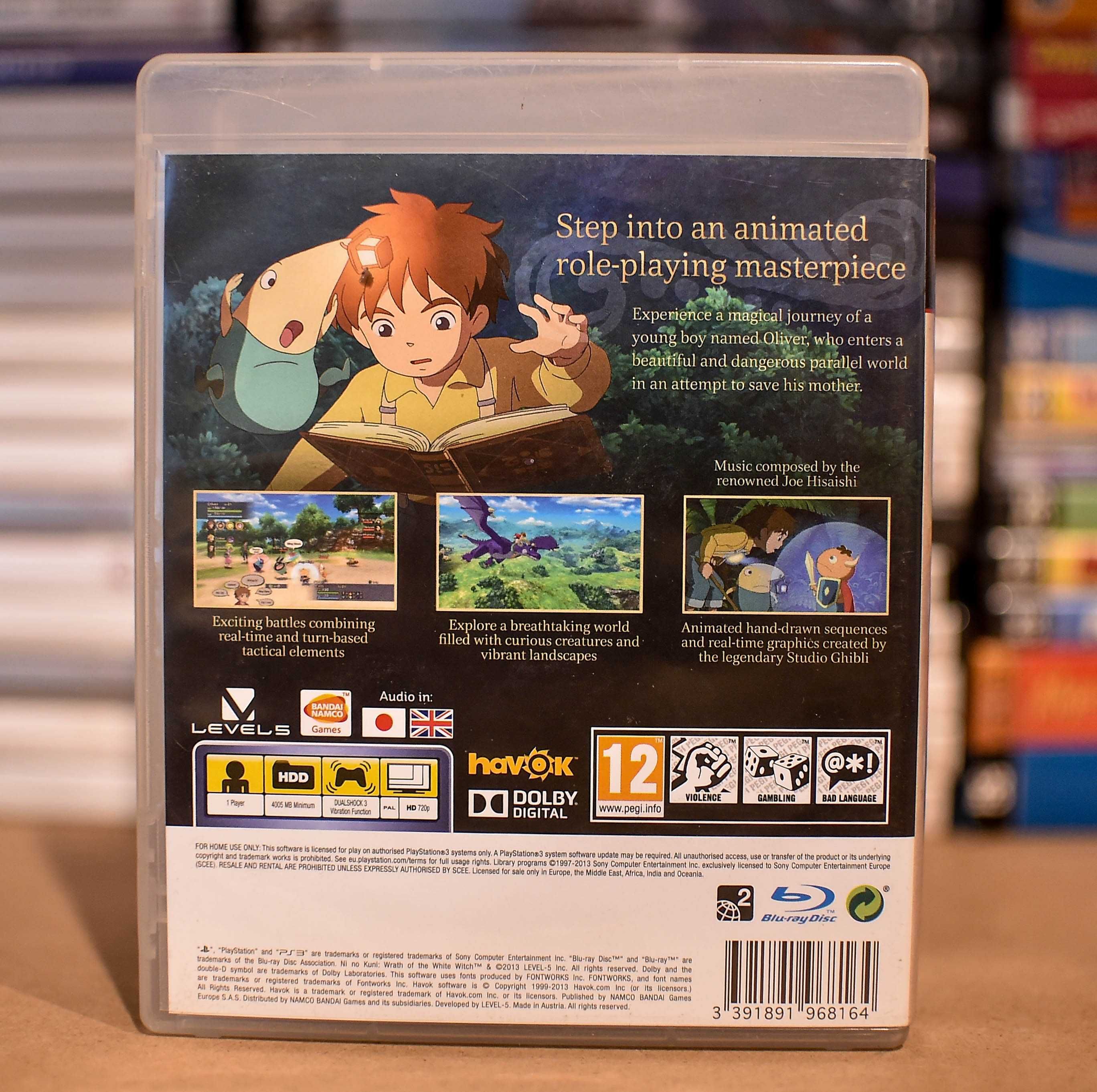 PS3 # Ni No Kuni: Wrath Of The White Witch