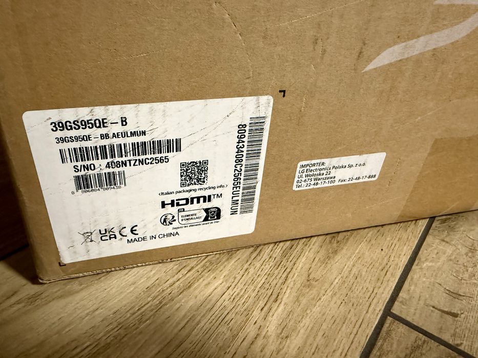 LG UltraGear 39GS95QE-B OLED 39” - Jak Nowy - 487h - GWARANCJA, X-KOM