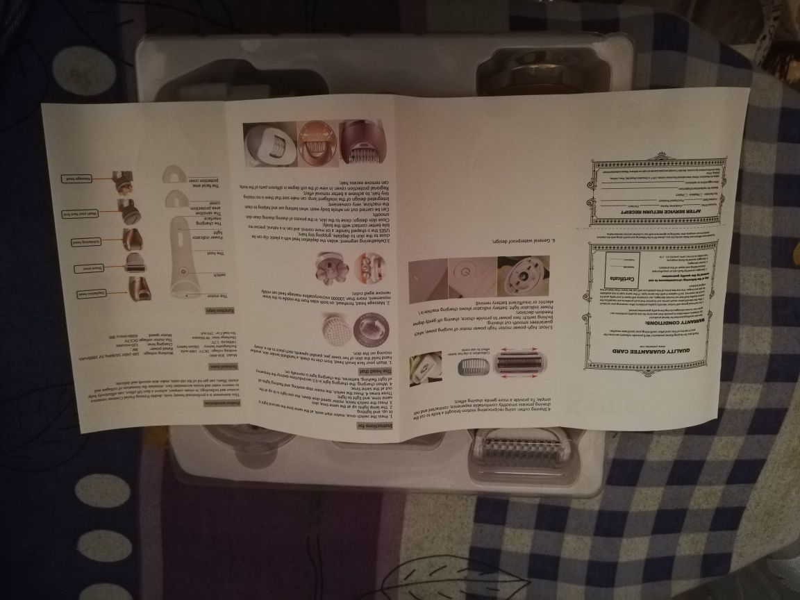 Depilator golarka jak philips