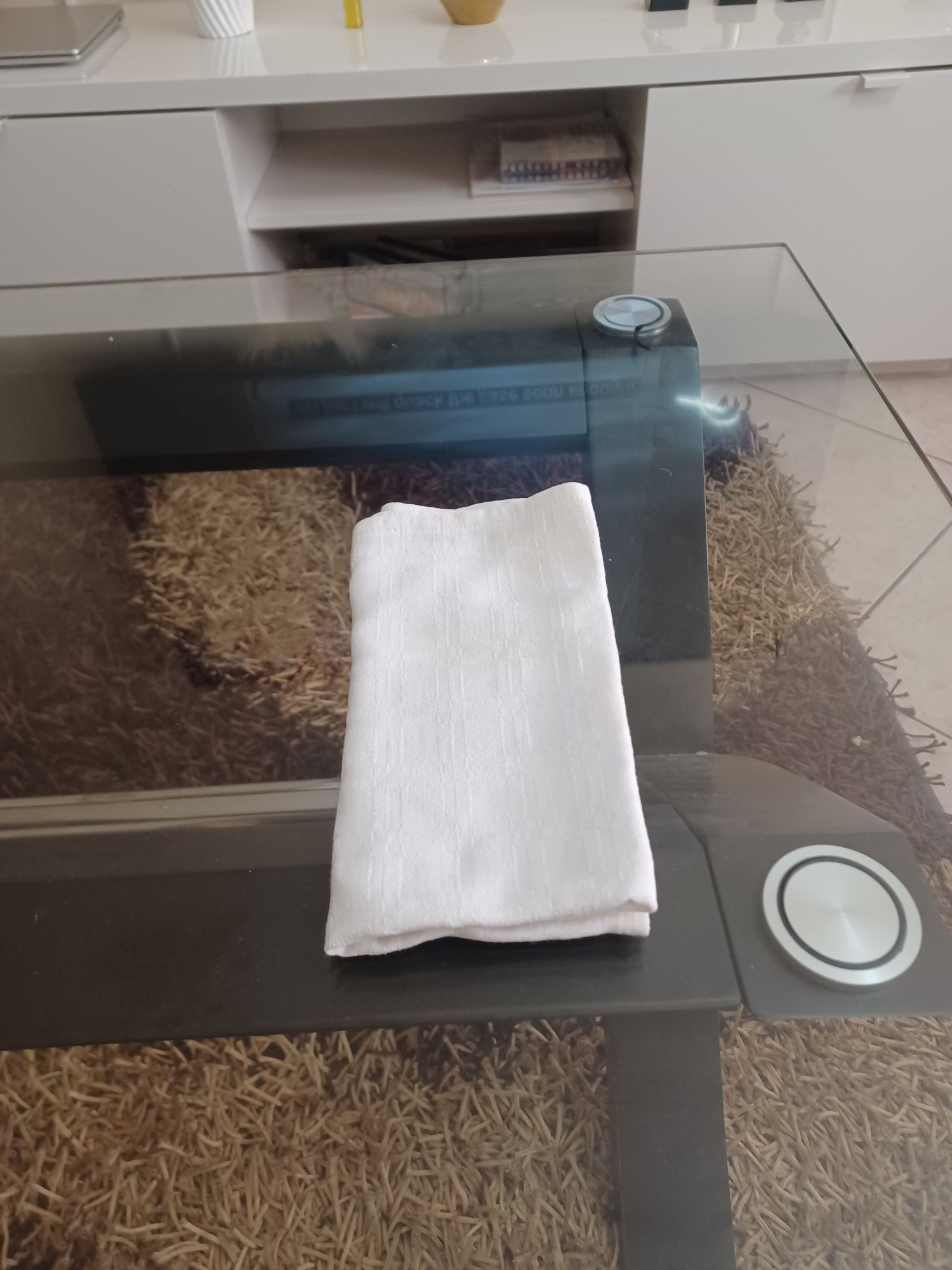 Toalhas de mesa.