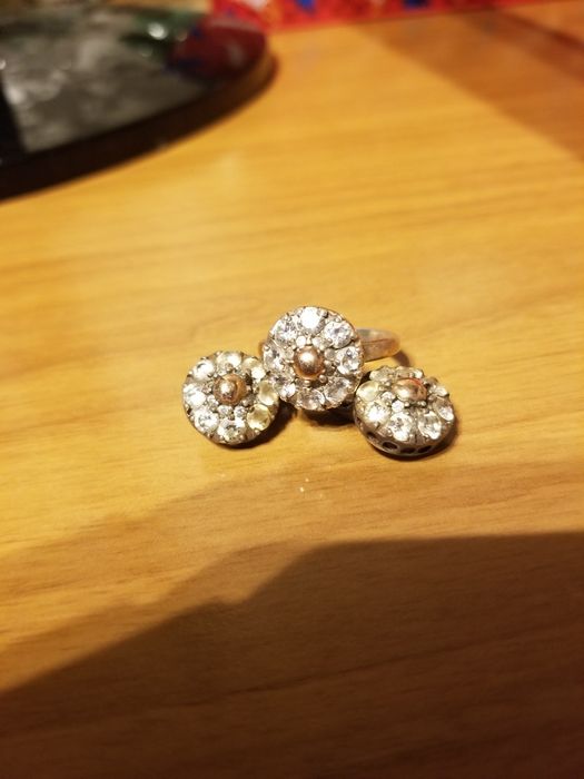 Серебро + золото .