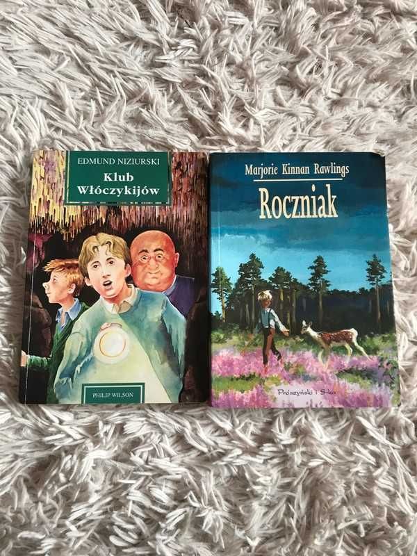 2 książki dla dzieci Klub włóczykijów Roczniak