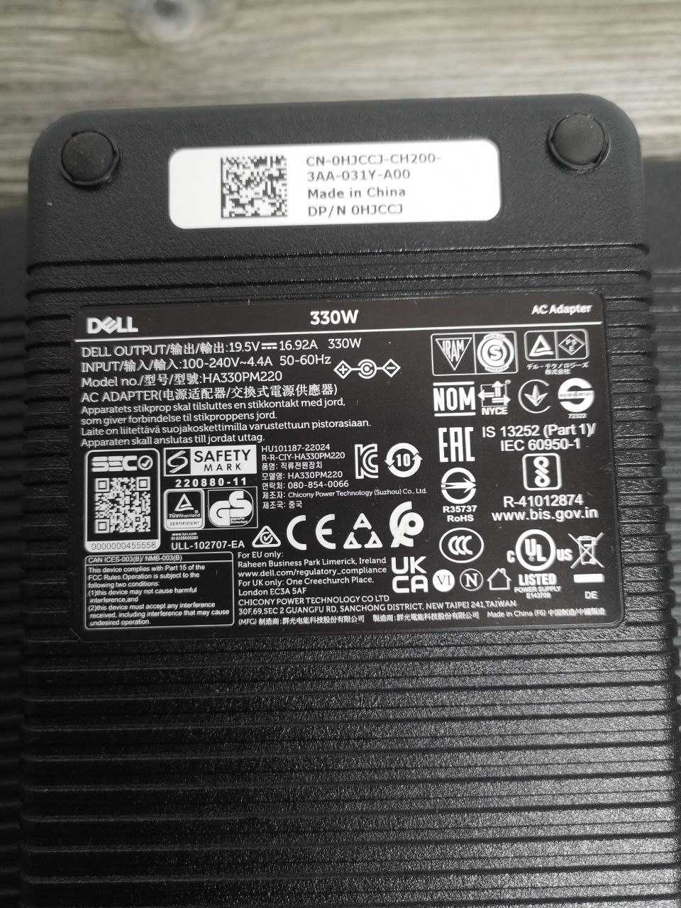 Блок живлення DELL 7.4x5.0mm 65W 130W 180W 240W 330W зарядка ОРИГІНАЛ