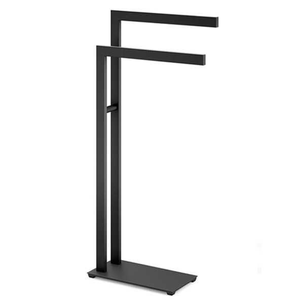 LINEA – Toalheiro Duplo de Pé da ZACK em Preto (Novo)