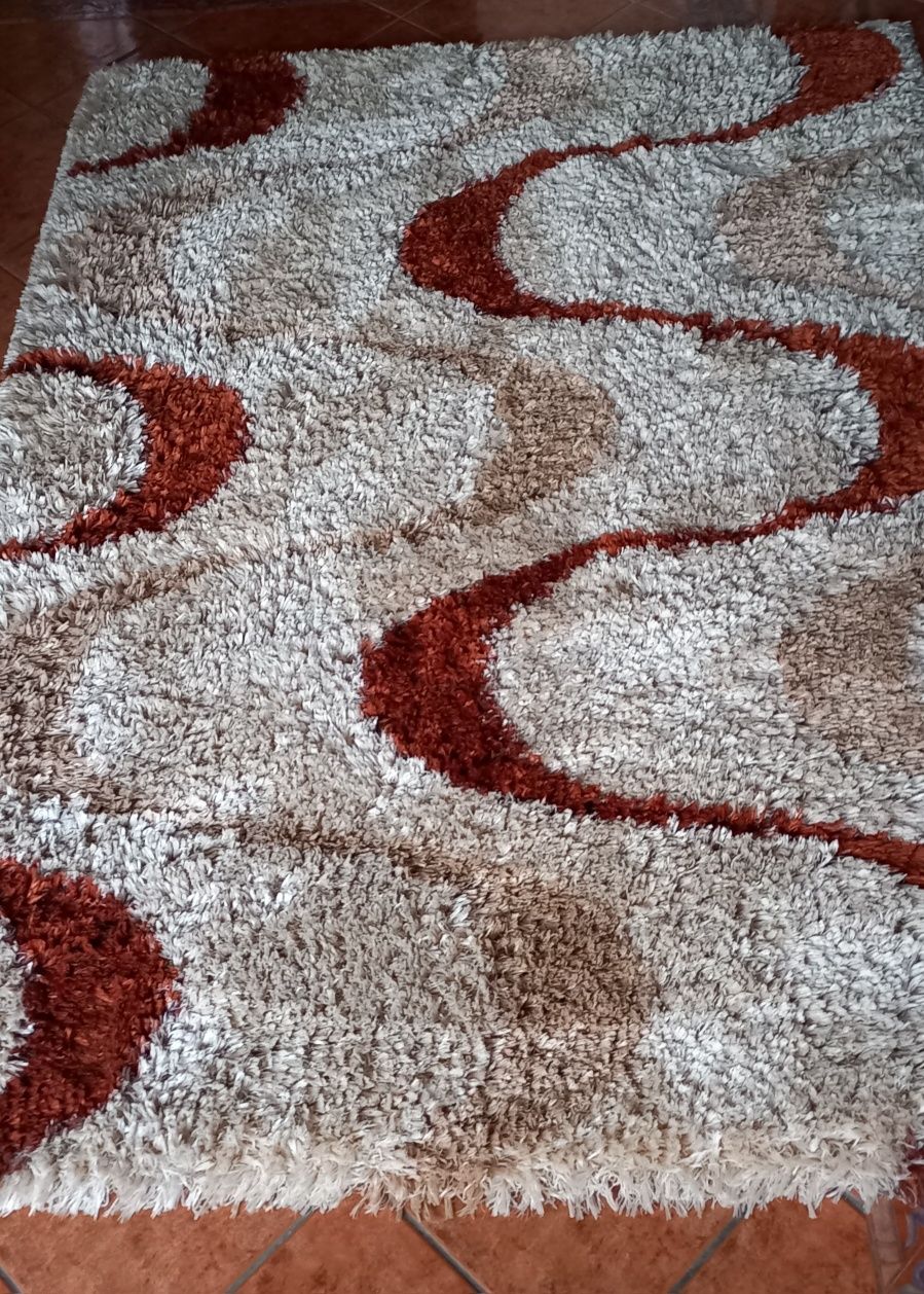 Carpete creme de pelo alto da Butik