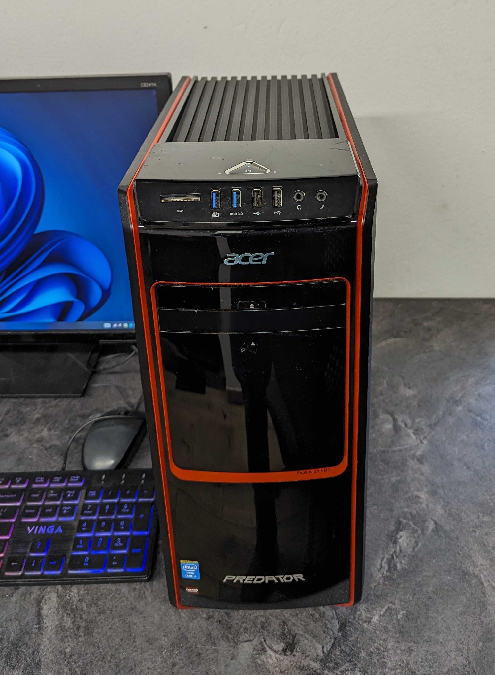Acer Predator  i7-4790\16Gb\SSD 120\HDD 2Tb\R9 270\500Watt