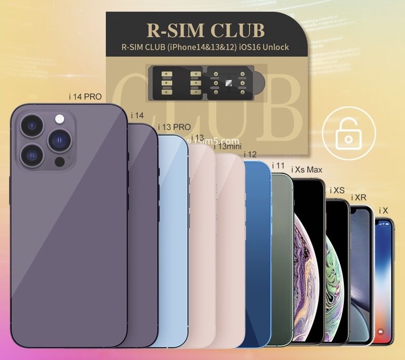 R-Sim Club II Card, Декодирование sim-карт на iPhone7/8/10/11/12/13/14