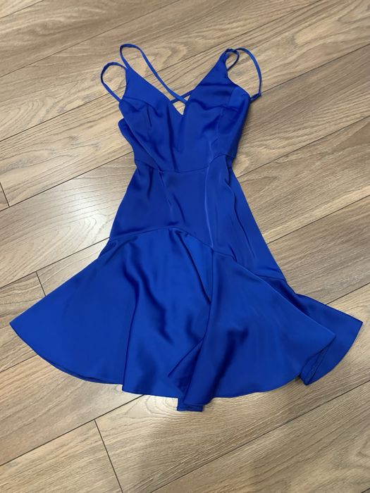 Sliczna sukienka ramiaczka pieknie eksponuje plecy jak nowa 36