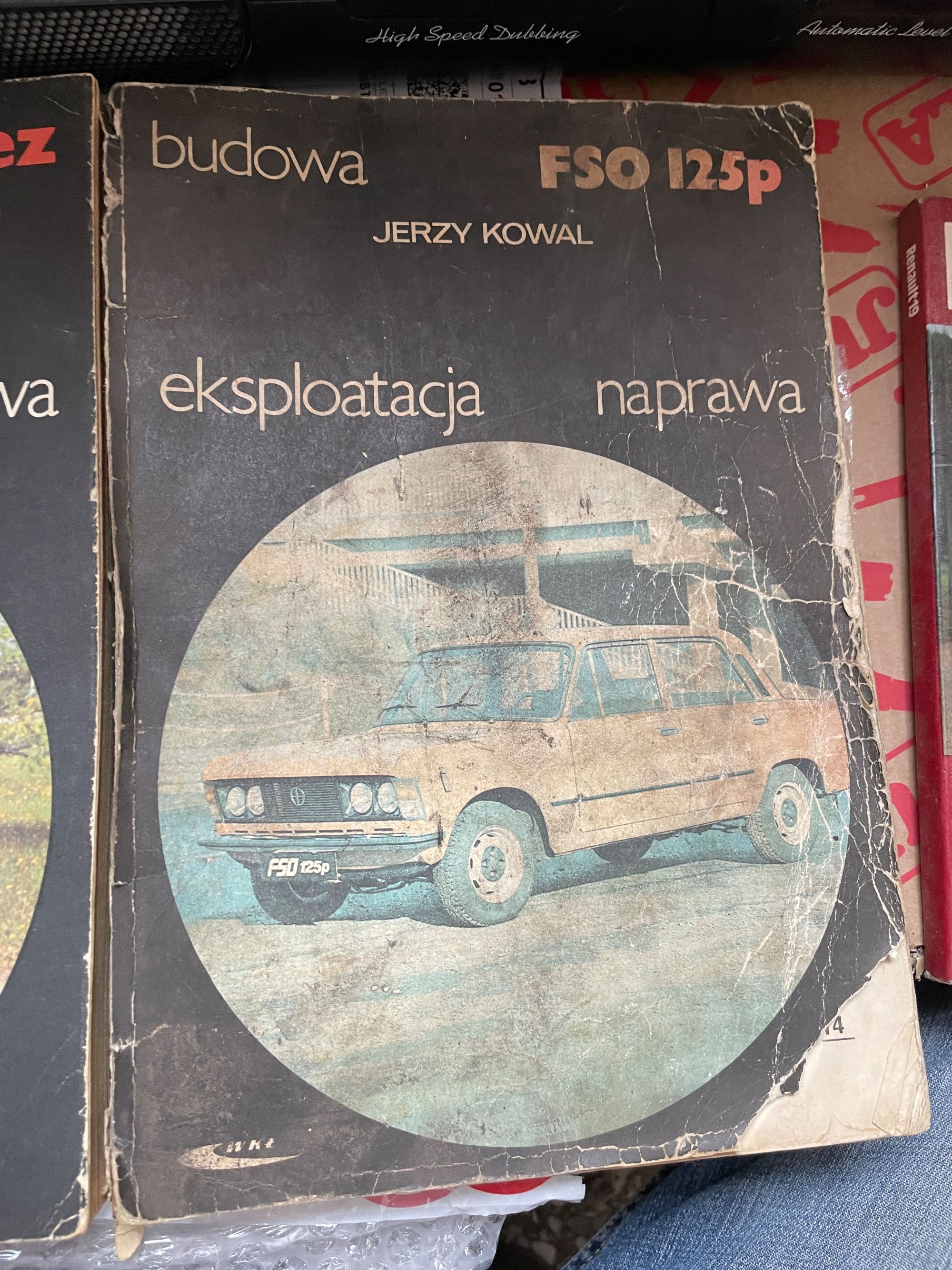 stare książki FSO 125p + Polonez Budowa Eksploatacja Naprawa