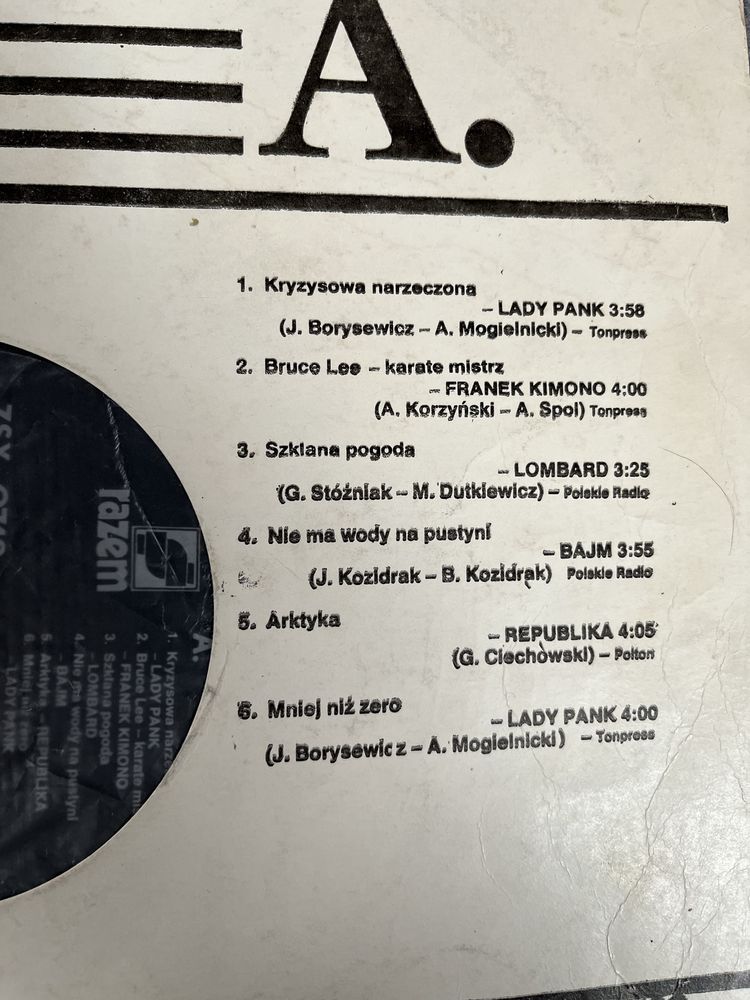 Płyta winylowa Klub Płytowy Razem Top 83