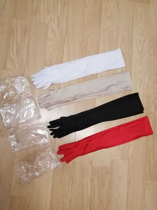 Длинные перчатки под кожу праздничные довгі рукавички під шкіру