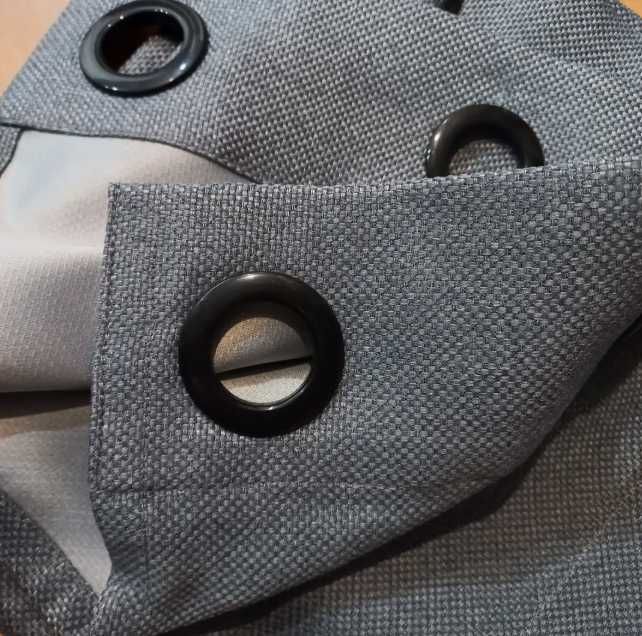 штори блекаут льон рогожка на люверсах штора 2 метрова