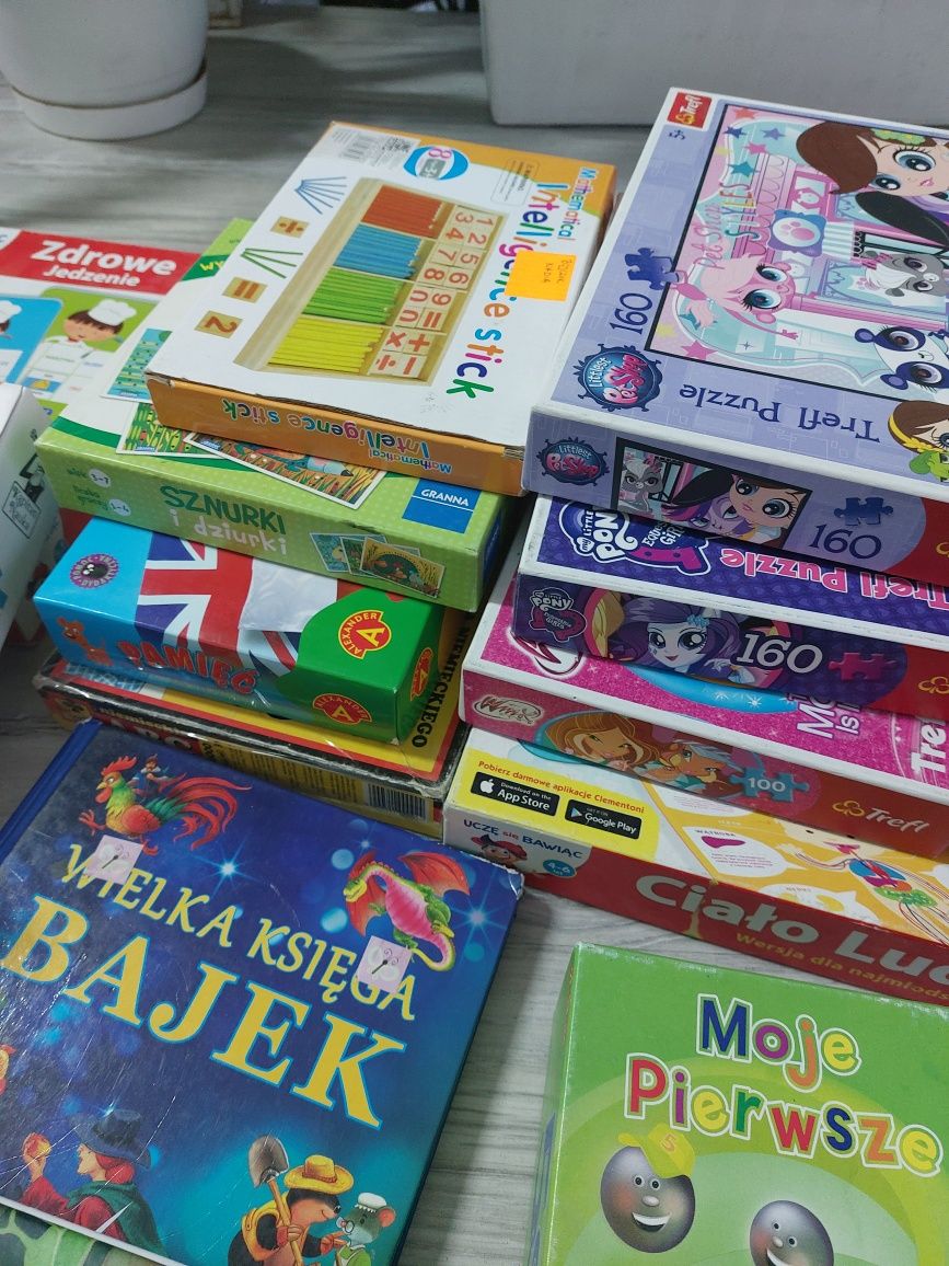 Odbiór osobisty Puzzle gry książki kolorowanki